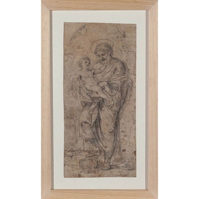 Dibujo Atribuido a Jos&eacute; L&oacute;pez Enguidanos 