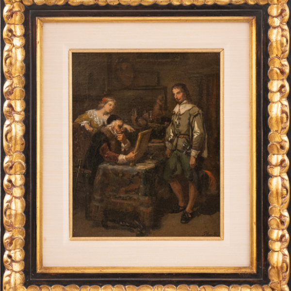 "El Anticuario"  JOSE SERRA Y PORSON (Roma, 1828-Barcelona, 1910)