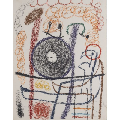 Joan Mir&oacute; i Ferr&agrave; (Barcelona, 1893-Palma de Mallorca, 1983)  Album 21, 1978.  Litograf&iacute;a sobre papel Arches. Firmada y numerada 41/75 a l&aacute;piz.