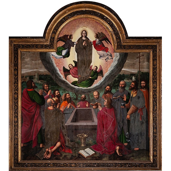 Marcellus Coffermans (Amberes, 1520 - 1578) "Asunción de la Virgen"