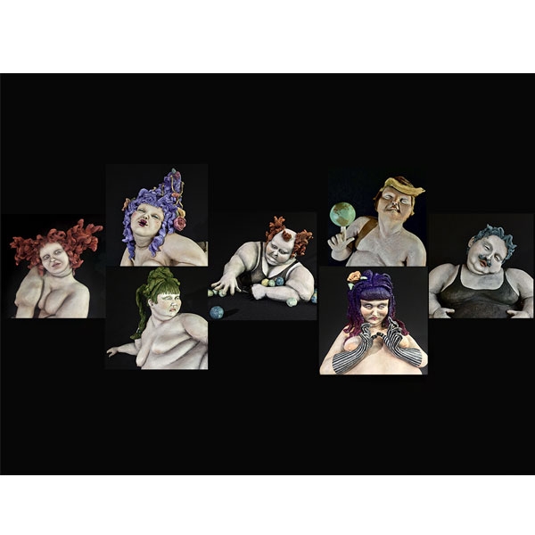 Carmen Jiménez – Pecados Capitales – Cerámica de alta temperatura