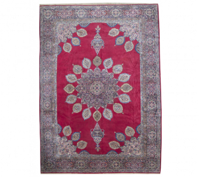 Alfombra Kirman con dibujo según Sheikh Safihedin*.  Persia, h. 1920. 