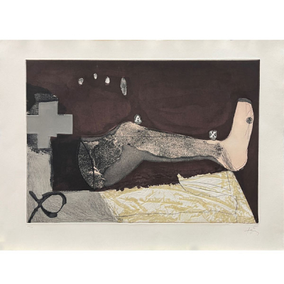 Antoni Tàpies: &quot;La cama&quot; (1975) 64/75