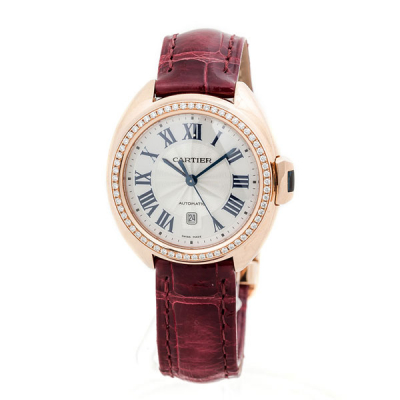 Reloj sra., suizo CARTIER, mod. Cl&eacute; de Cartier, ref. WJCL0047, en s&oacute;lida caja 32 -35 mm, original, en oro rosa 18 K.  