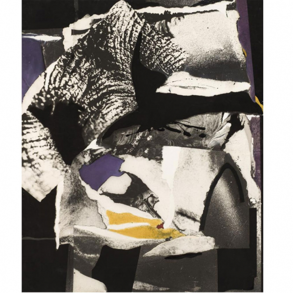 Dar&iacute;o Villalba. "Fusi&oacute;n 82 (1982)". T&eacute;cnica mixta sobre lienzo. Al dorso firmado 