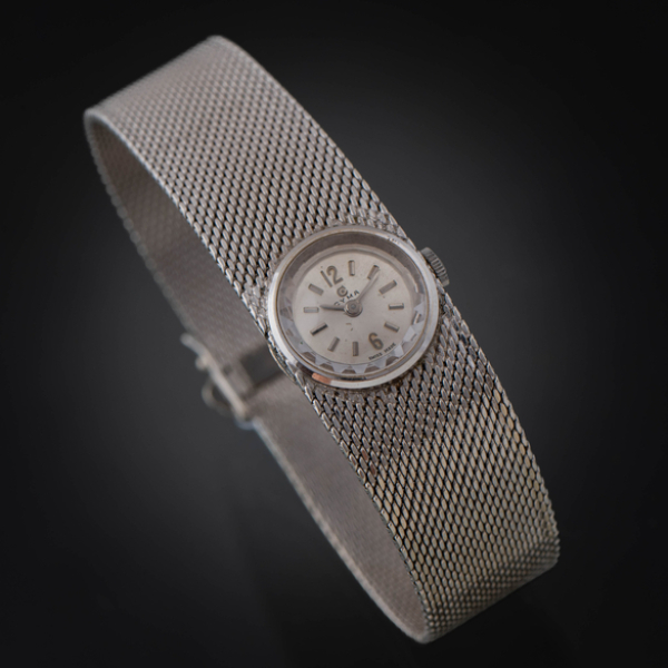 CYMA, Reloj de pulsera en oro blanco de 18kt.