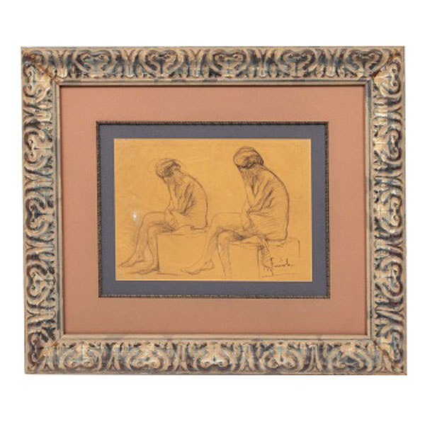 NICANOR PIÑOLE  (Gijón 1878 - 1978) "Pensamientos"