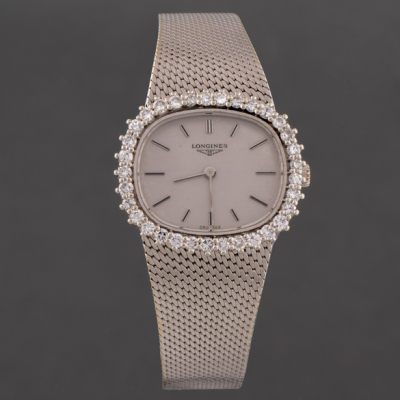 Longines - Reloj de Dama en oro blanco de 18 Kt.