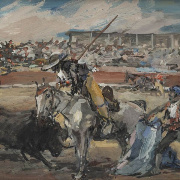 &quot;Picador&quot;  ROBERTO DOMINGO (París, 1883-Madrid, 1956)   Firmado: Roberto Domingo   Técnica: Goauche/cartón