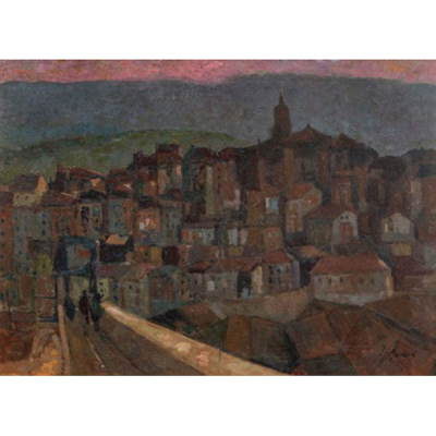 CARMELO GARCÍA BARRENA  (Bilbao 1926 - 2000) &quot;Bermeo&quot;