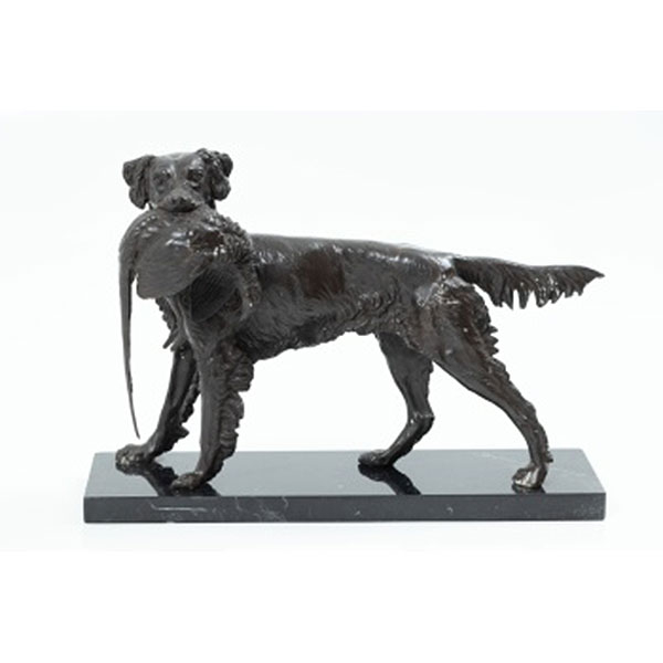 ESCUELA EUROPEA  (S. XX) &quot;Perro con faisán&quot;