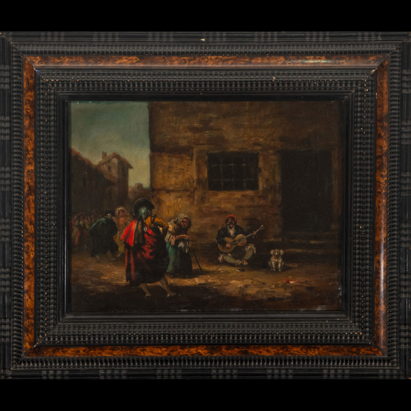 La Miseria el Madrid ocupado - Escuela Goyesca del siglo XIX - Atribuído a Eugenio Lucas Villamil.