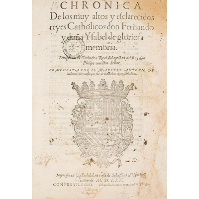 Chronica altos y esclarecidos reyes Catholicos. Valladolid: Sebastián Martínez, 1565.