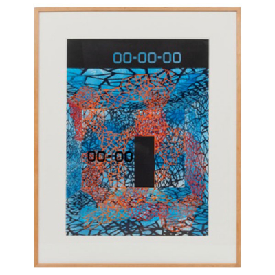 IÑAKI  GRACENEA   (Hondarribia, 1972)  &quot;00-00-00&quot;  Firmado: Iñaki Gracenea  Técnica mixta / Papel 