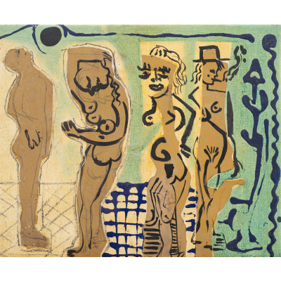 &quot;Un hombre y tres mujeres&quot; JOAN BENNASAR (Pollença, Mallorca, 1950)  