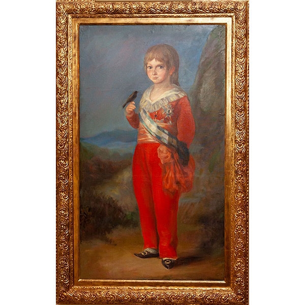 Seguidor de Goya, S.XIX "El Infante Francisco de Paula"