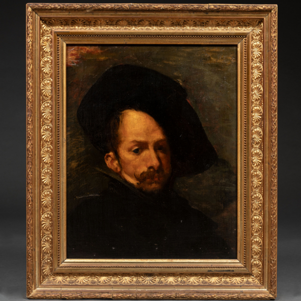 "El bufón Diego de Acedo"  ESCUELA ESPAÑOLA, Siglo XIX