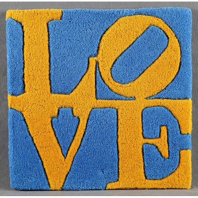 ROBERT INDIANA Love Tapiz