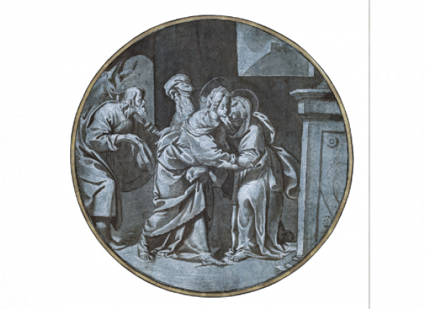 PIER FRANCESCO MAZZUCHELLI, "il Morazzone" (Morazzone, 1573 - Piacenza, 1626)  La visitación. 