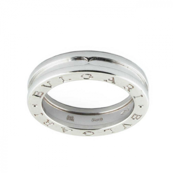 Anillo alianza en oro blanco 18 K. BVLGARI
