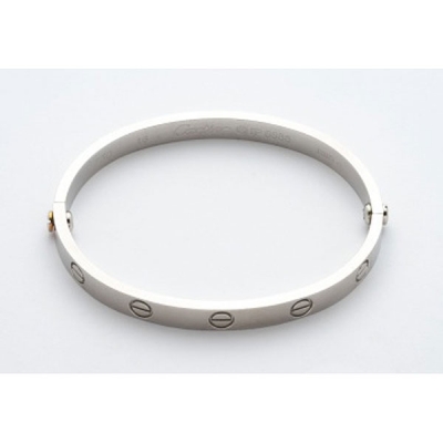 Pulsera Cartier modelo &quot;Love&quot; en oro blanco