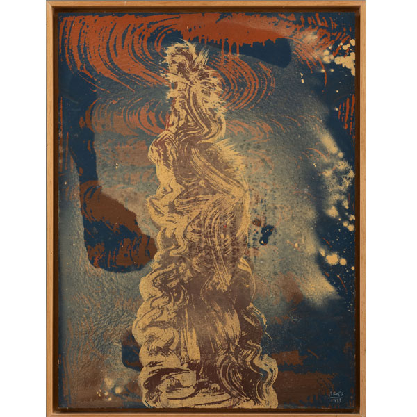 "S/T"  JOSE MANUEL BROTO (Zaragoza, 1949)  Acrílico/cartón