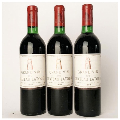 8 botellas de Château Latour 1er GCC 1970, Mc, Pauillac
