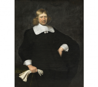 BARTHOLOMEUS VAN DER HELST (1613-1670) Retrato de un caballero H. 1640-1670