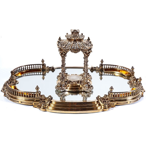 "Surtout de table" de plata vermeil