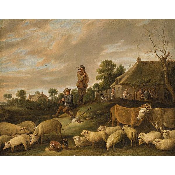 Círculo de David Teniers II. Coloqui Pastoril