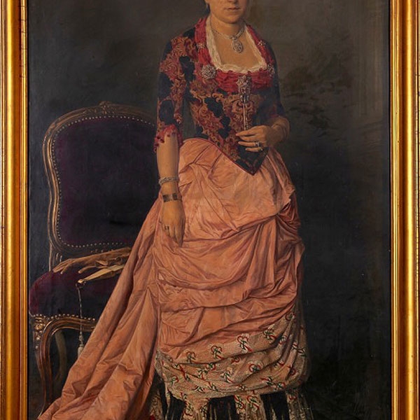 Mariano de Miguel González "Retrato Amalia Zabala Astoviza, IV Marquesa de Nibbiano"