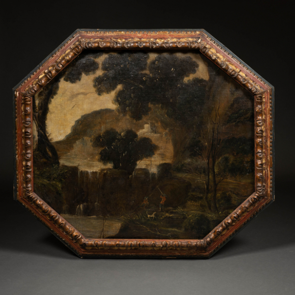 "Escena de caza"  J. FERNÁNDEZ DE LA CUESTA 1676. 