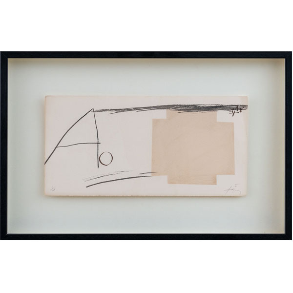 "Composición"  ANTONI TAPIES (Barcelona, 1923-2012)