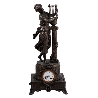 Reloj de sobremesa franc&eacute;s de calamina