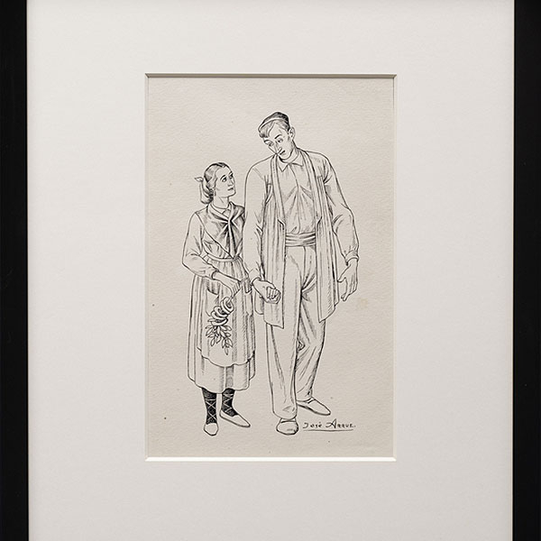 "Ya se hase tiempo que le habría dicho...."  JOSE ARRUE (Bilbao, 1895-1977). 