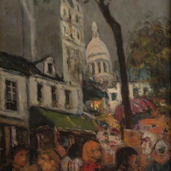 &quot;Vista de Montmartre&quot; CARMELO GARCÍA BARRENA(Bilbao, 1926-2000)