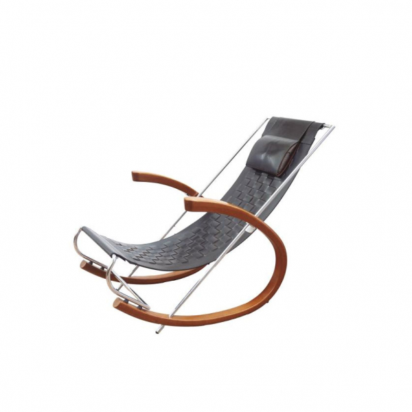 Mecedora "Donna" de Elio di Franco para Zanotta Italy, 1988.