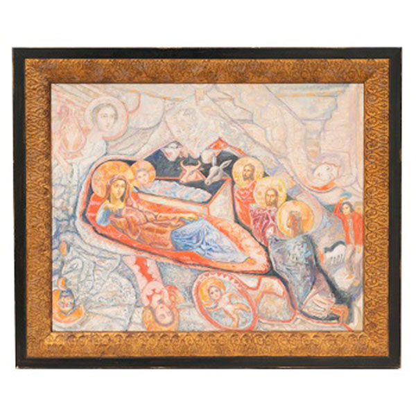 KARÓ KARAPET HARUTYUNYAN  (Qyumri, Armenia 1955 ) "La visitación de los Reyes"