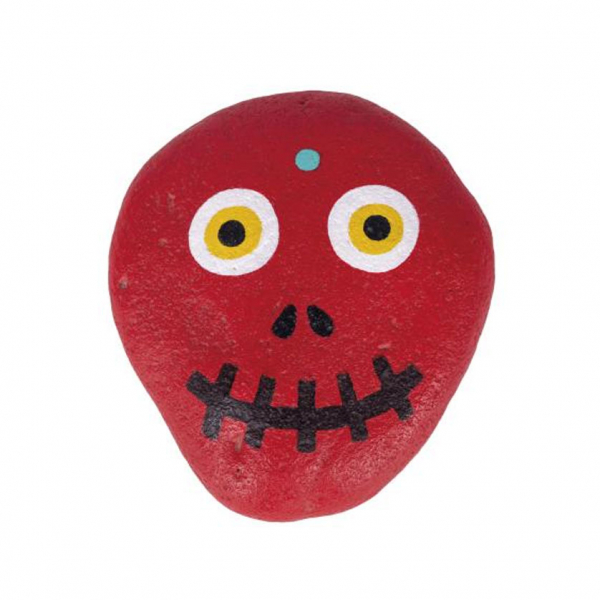 Albert Pinya. "Sin título (2013)". Piedra policromada.