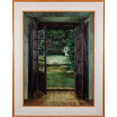 Teresa Ducl&oacute;s (Sevilla, 1934) "Ventana al jard&iacute;n"