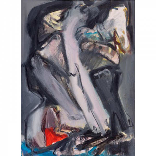 BONIFACIO ALFONSO GOMEZ   (San Sebastián 1934 - 2011)  "Personaje "  Óleo / Lienzo  