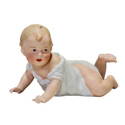 &quot;Piano baby&quot; de biscuit. Marca en la base Heubach