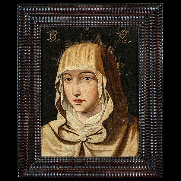 Círculo de JUAN DE JUANES (Valencia ?, h. 1510 - Bocairente, Valencia, 1579) - Verónica de la Virgen.