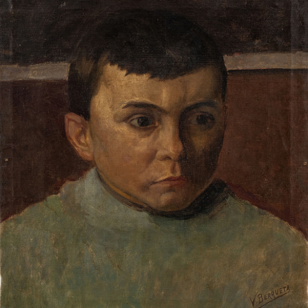"Retrato del hijo del pintor"  VICENTE BERRUETA (Guipúzcoa, 1867 - 1909)