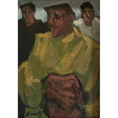 &quot;Pescadores&quot;   IGNACIO CRUCETA (Bilbao, 1945 -1993) 
