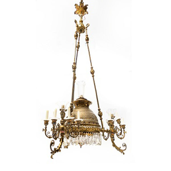 Lámpara de techo Estilo Luis XVI. Época Isabelina.