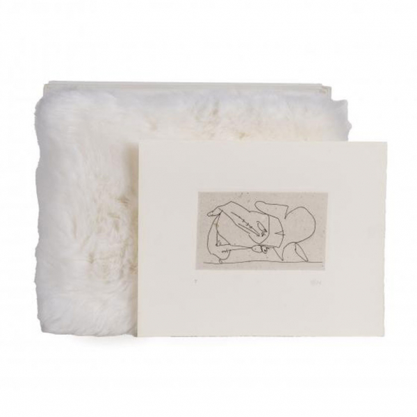 SAURA, ANTONIO (1930 - 1998)   "La Cámara Ardiente o Los Amores Célebres (1977)". Libro con poemas de Jean-Clarence Lambert ilustrado por Antonio Saura.