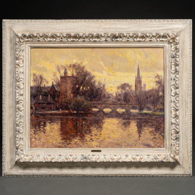 &quot;Lago del Amor &quot; Brujas ANTONIO IGLESIAS SANZ (Madrid, 1935-2013) 