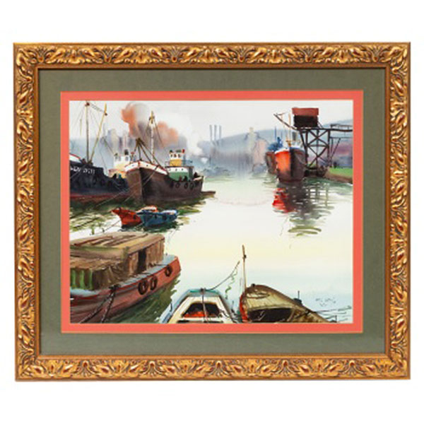 RAFAEL ORTIZ ALFAU  (Bilbao 1935 - 2003) "Portu" Firmado: Ortíz Alfau 92