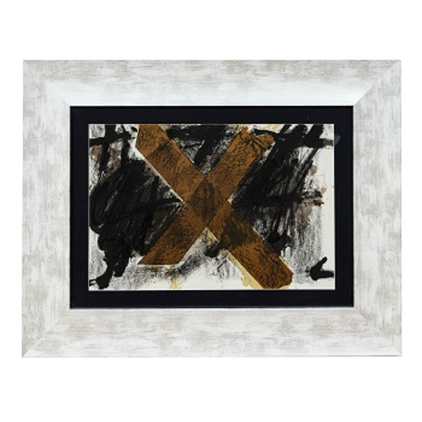 "Litografía papel de A. Tapies. Derriere Le Miroir"